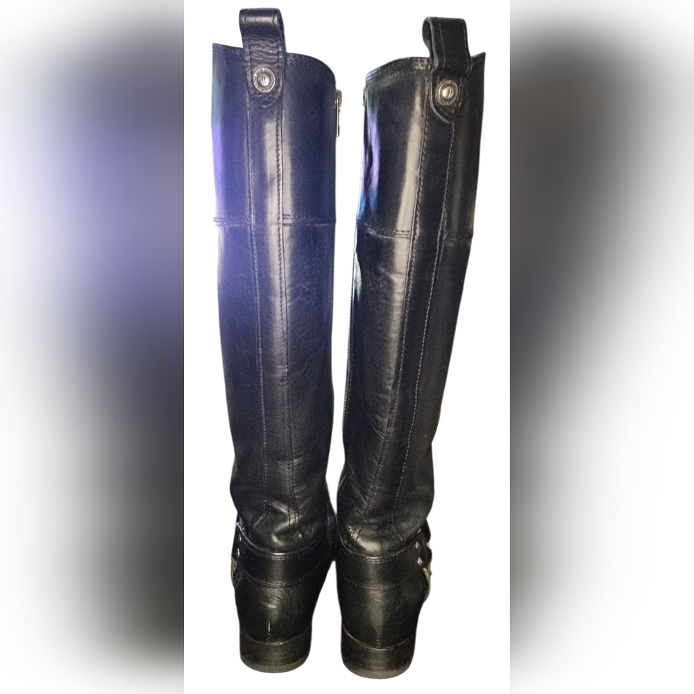 Frye Melissa Harness Boots, Womens 7 Extended Calf - Picture 7 of 15